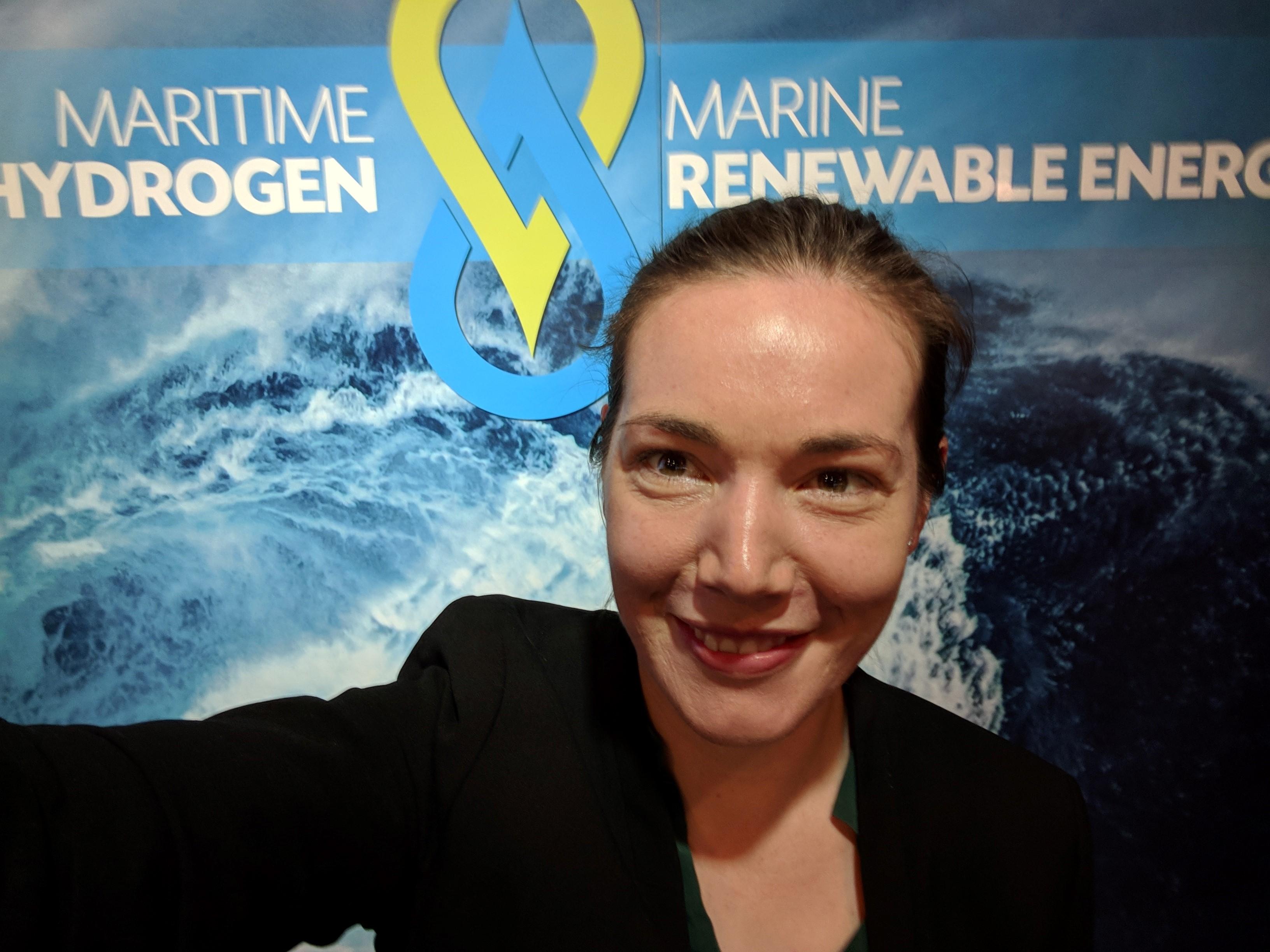 Aoife Selfie Maritime Hydrogen Conference
